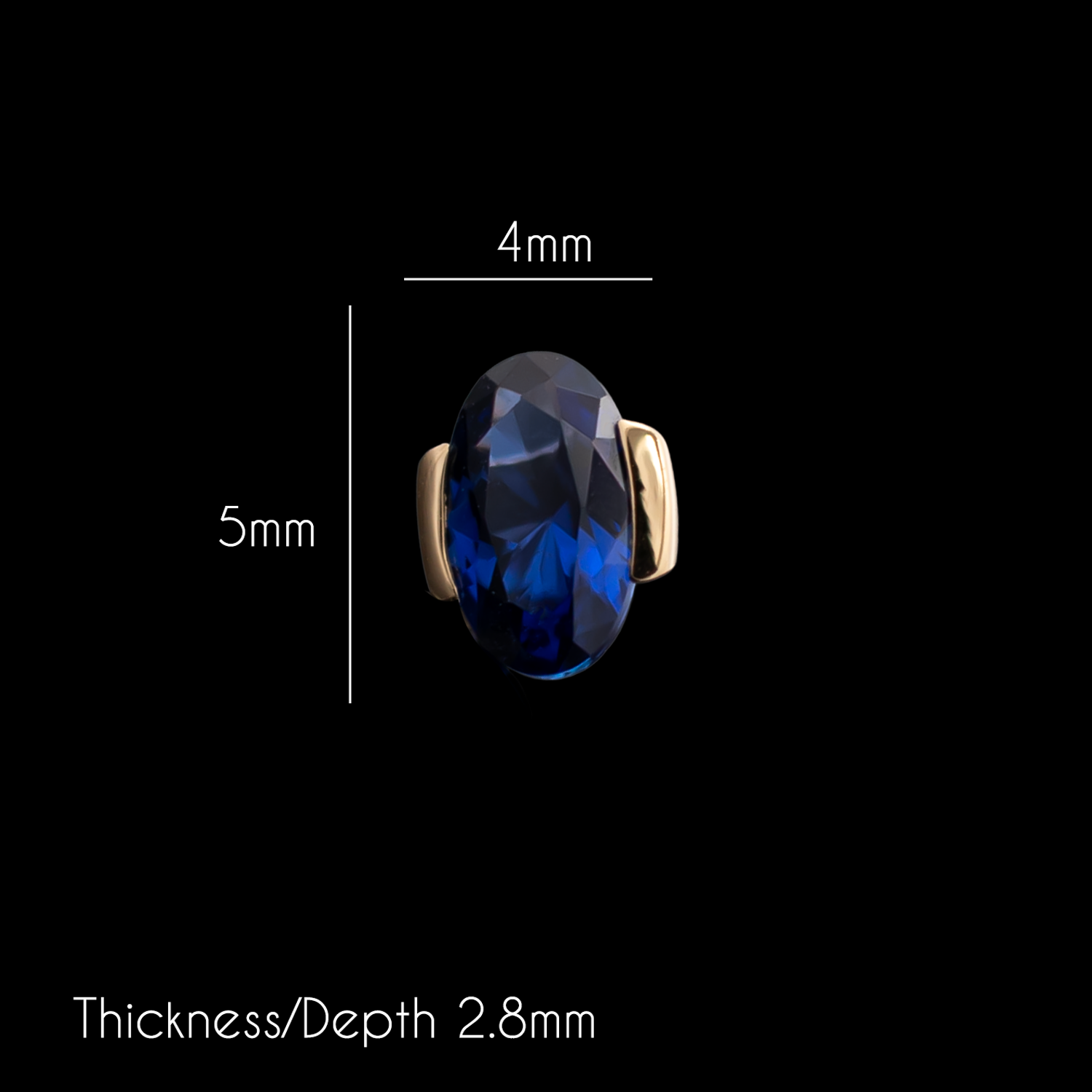 Nura - 18kt Gold Threadless End