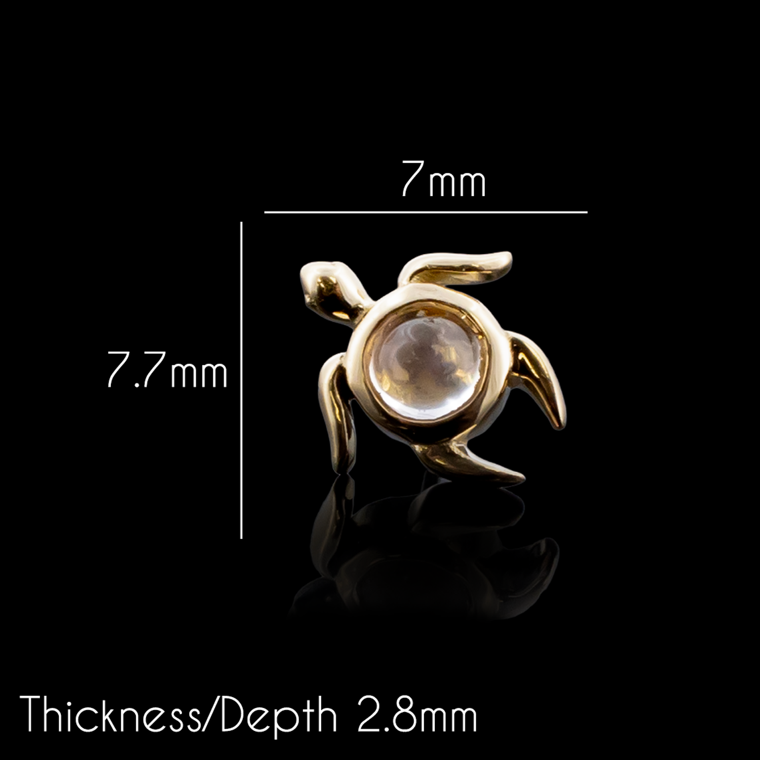 Thalora - 18kt Gold Threadless End